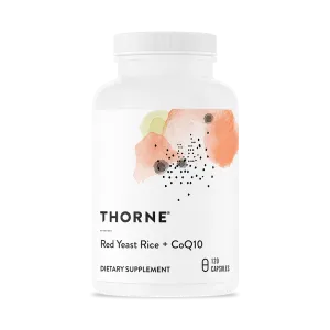 Thorne Red Yeast Rice   CoQ10 120 caps ( formerly Choleast)